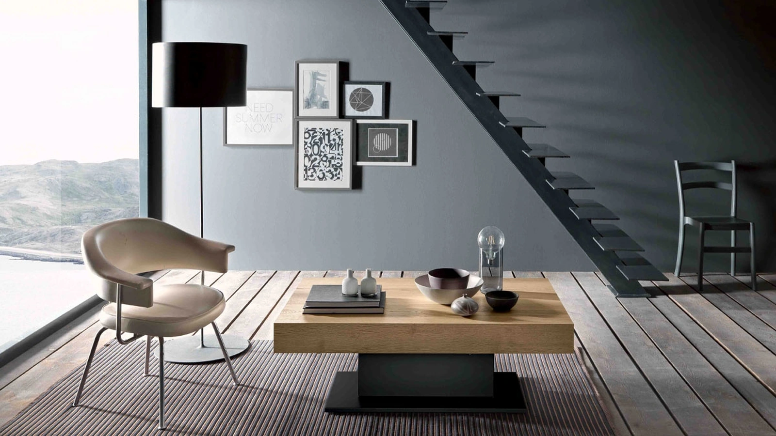 Ares Wing transformable coffee table by Altacom