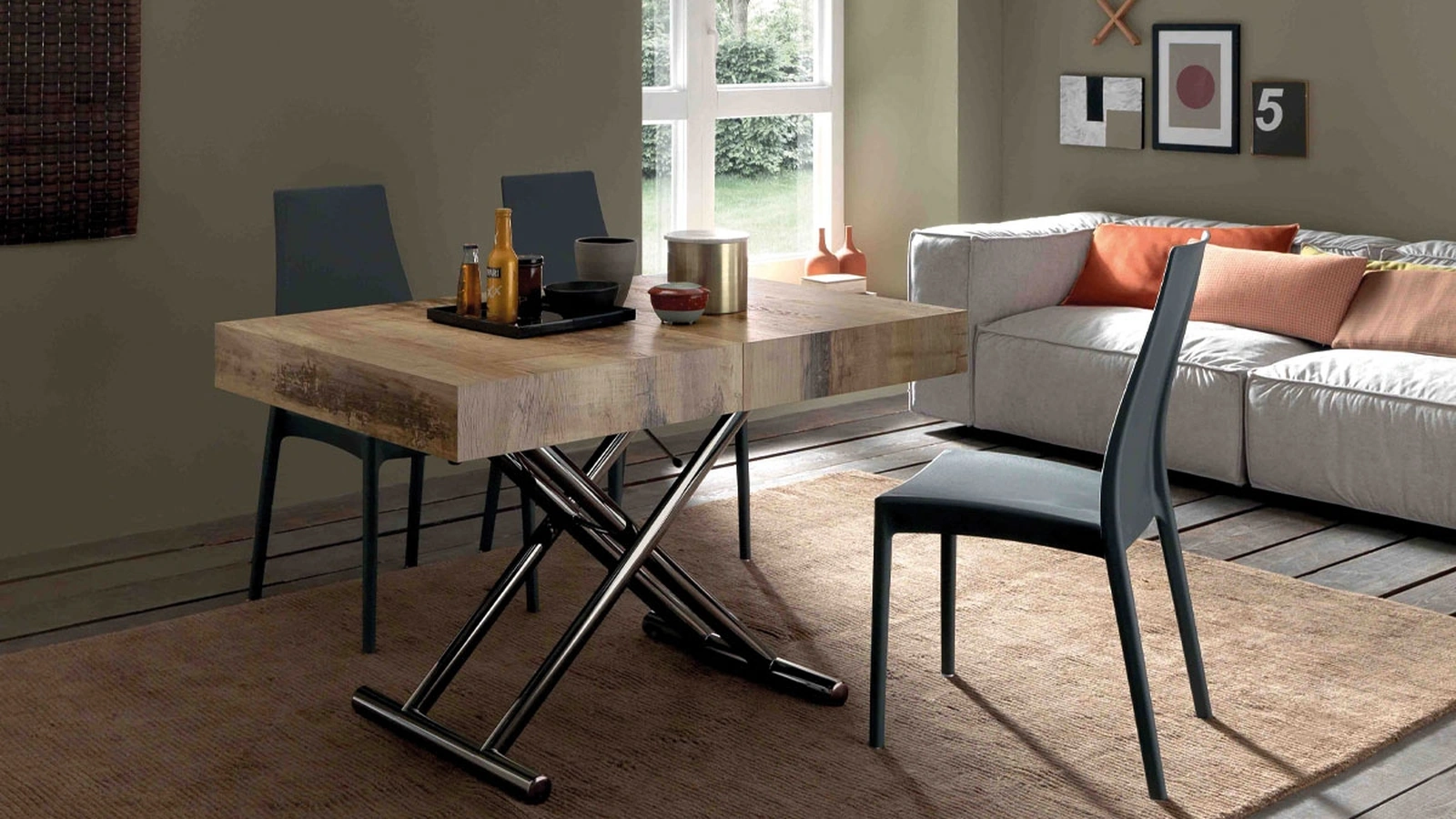 Transformable side table Assist by Altacom