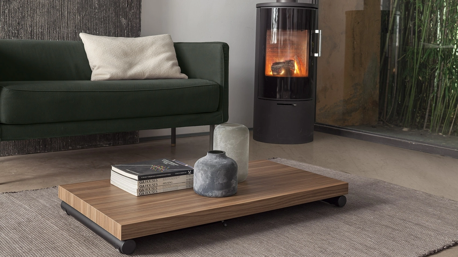 Brilliant Transformable Coffee Table with Laminate Top by Altacom