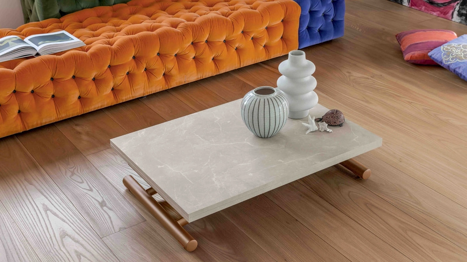 Gingillo Transformable Side Table by Altacom