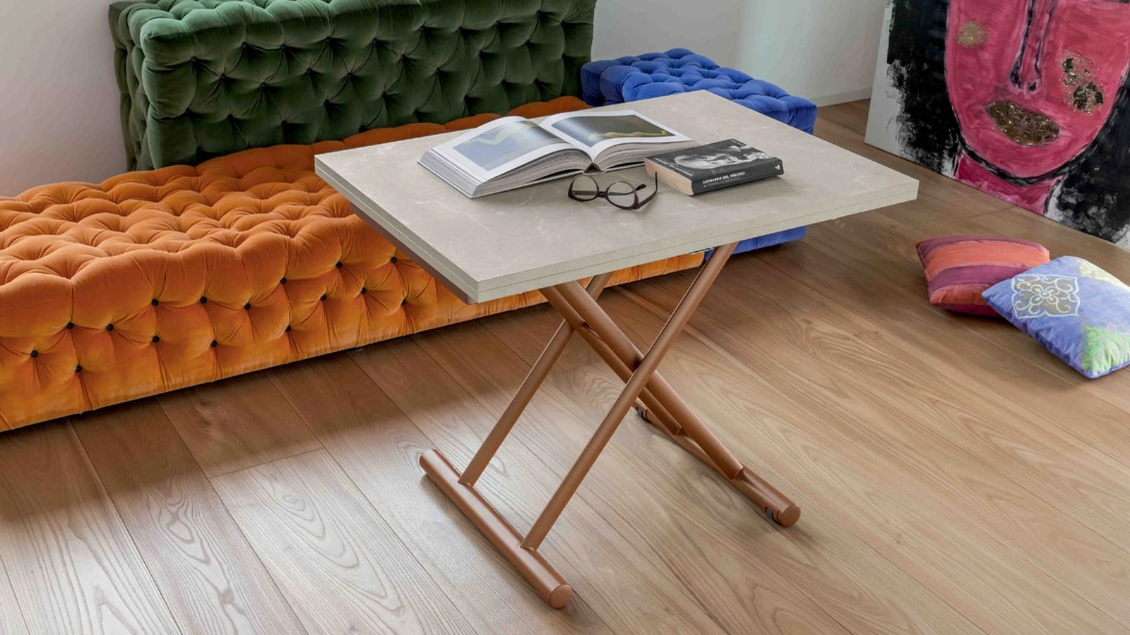 Gingillo Transformable Side Table by Altacom