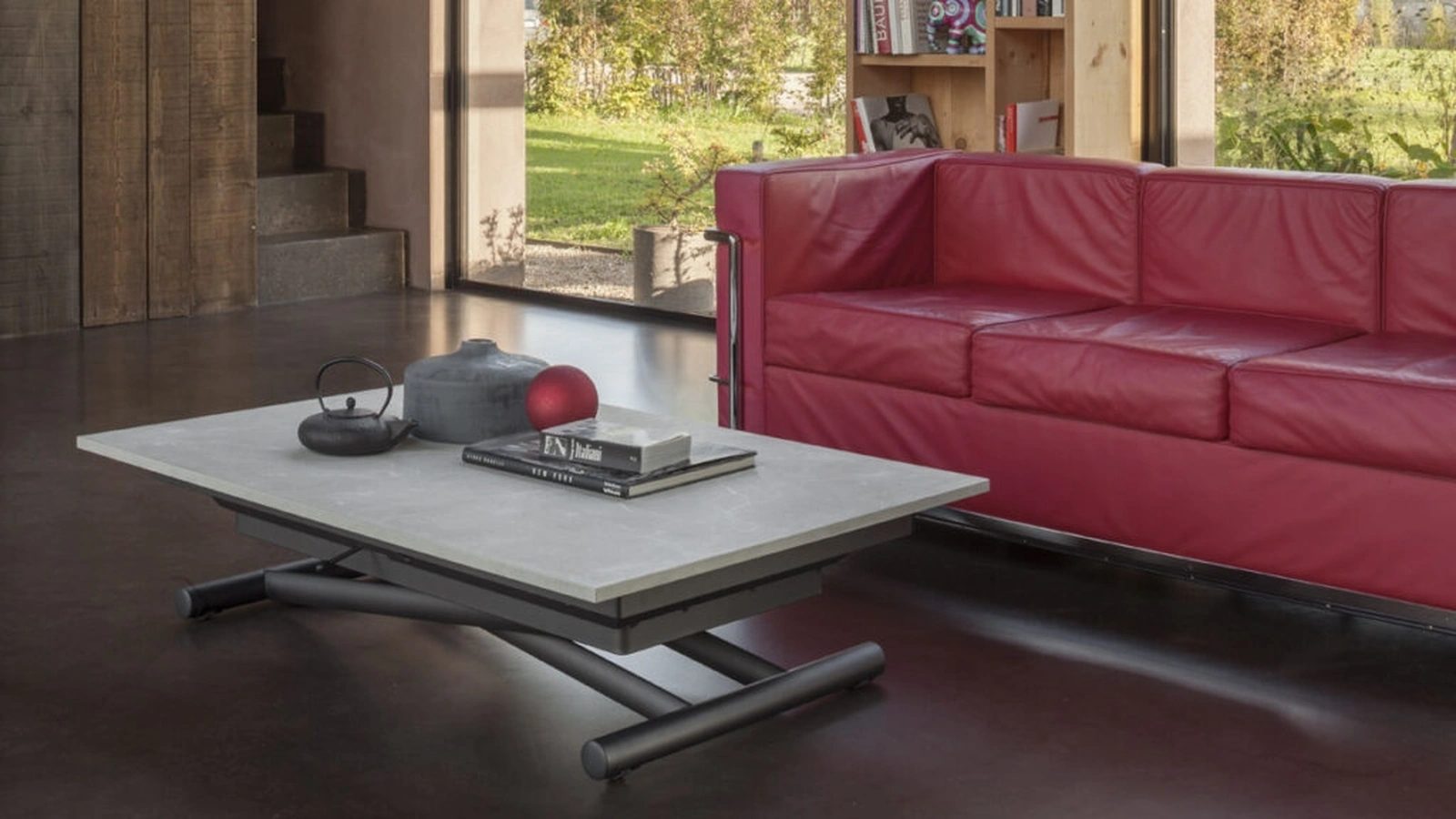 Sirio transformable coffee table by Altacom