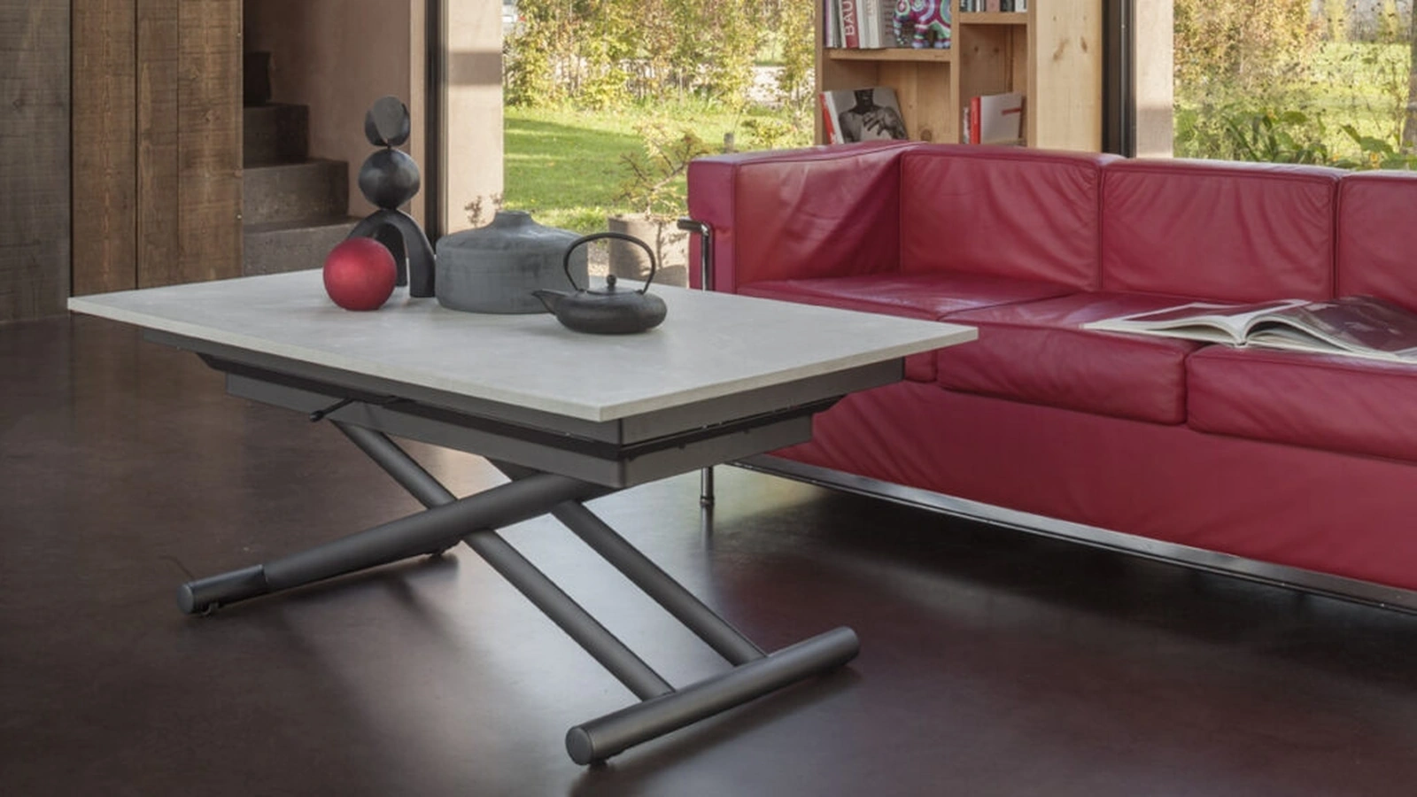 Sirio transformable coffee table by Altacom