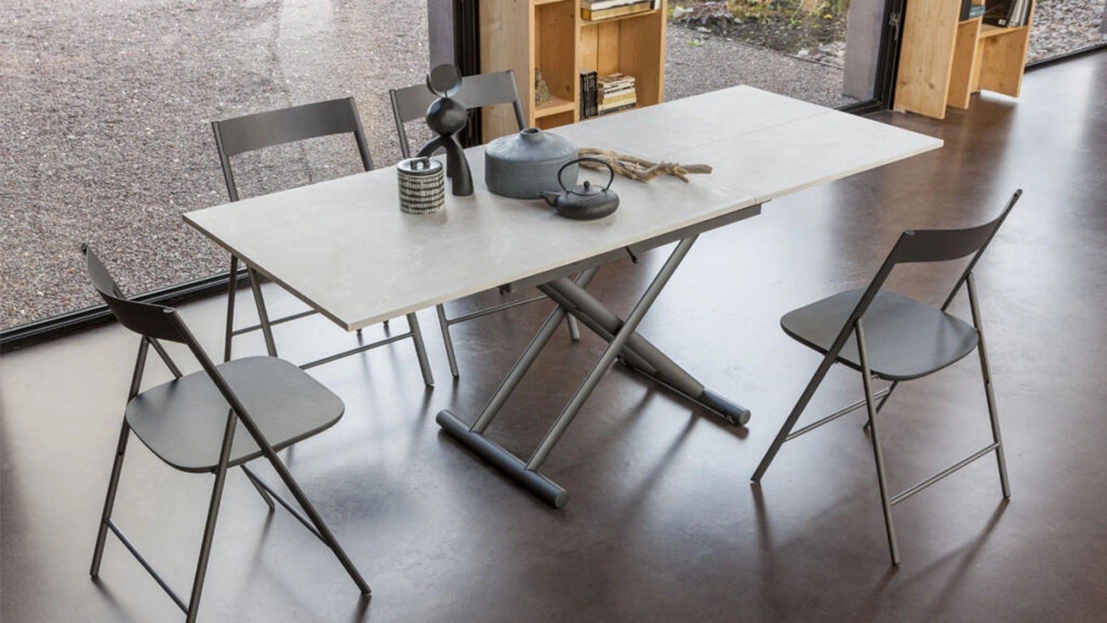 Sirio transformable coffee table by Altacom