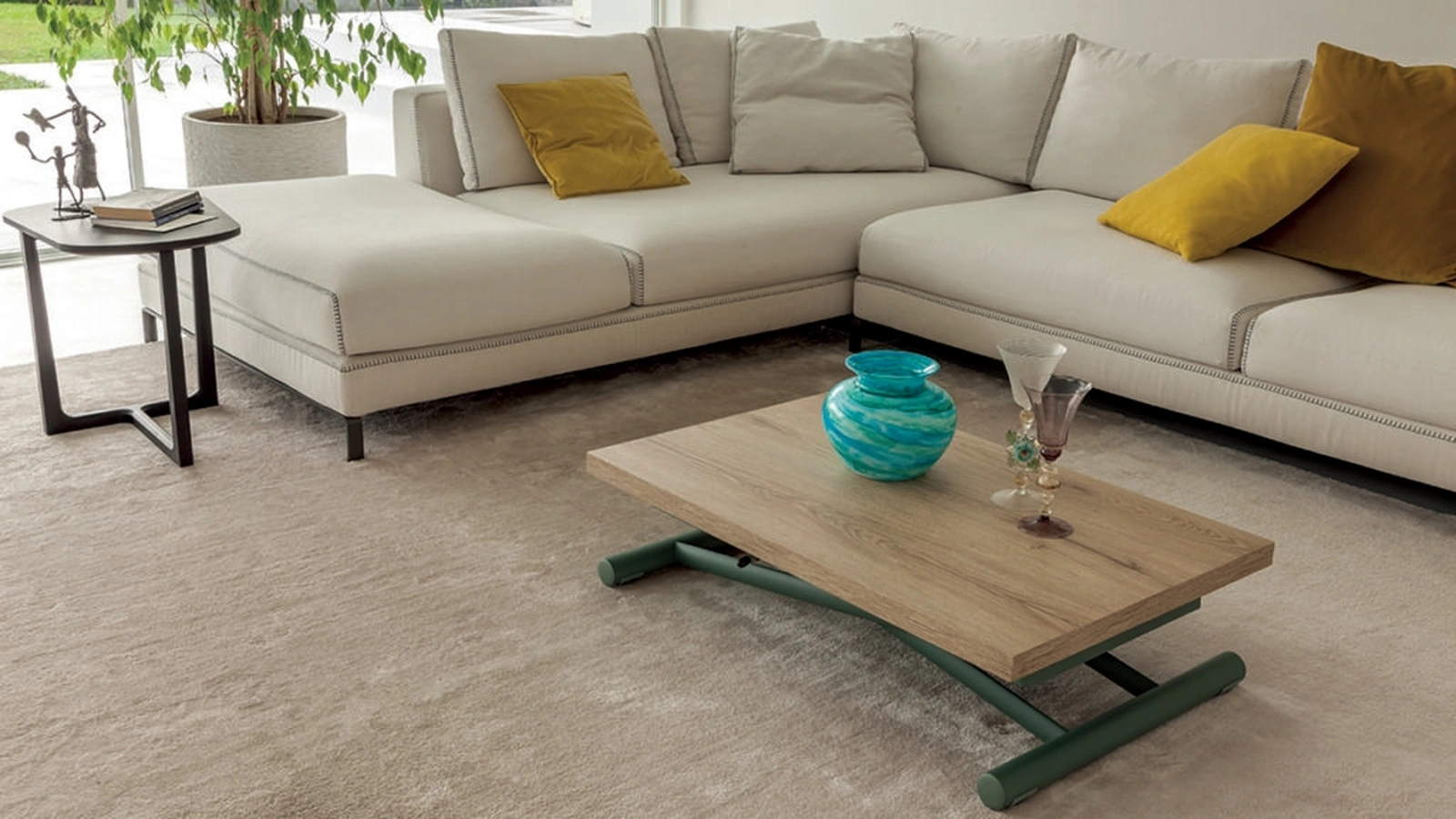Amelie convertible coffee table by Altacom