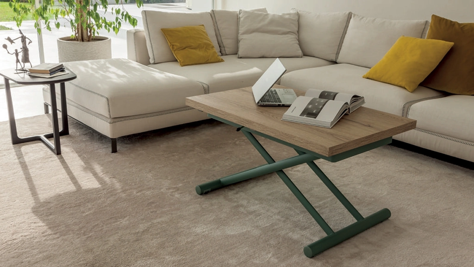 Amelie convertible coffee table by Altacom