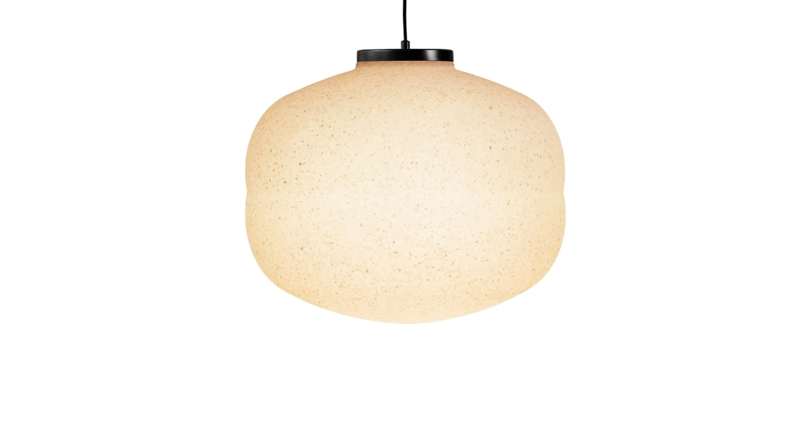 Baso pendant lamp in recycled polyethylene by Miniforms