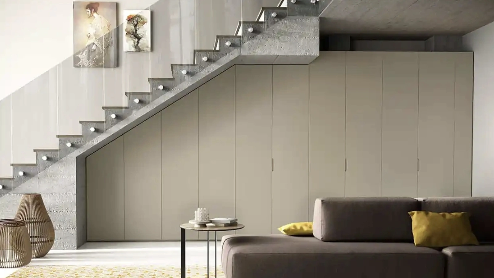 Bespoke wardrobe Libeccio and Ambra U468 by Moretti Compact Day Night