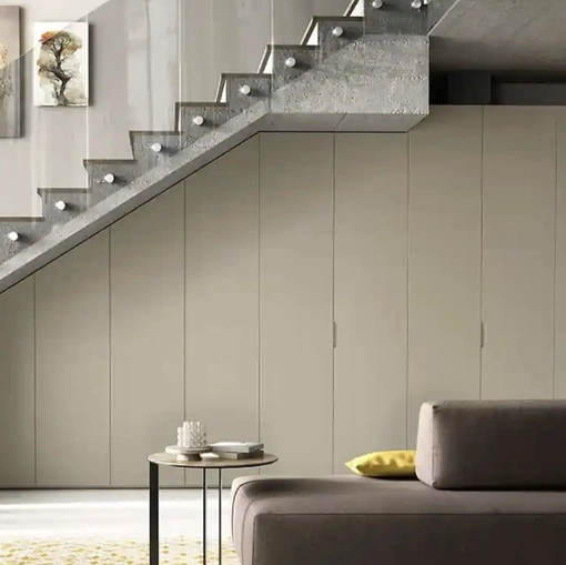 Bespoke wardrobe Libeccio and Ambra U468 by Moretti Compact Day Night
