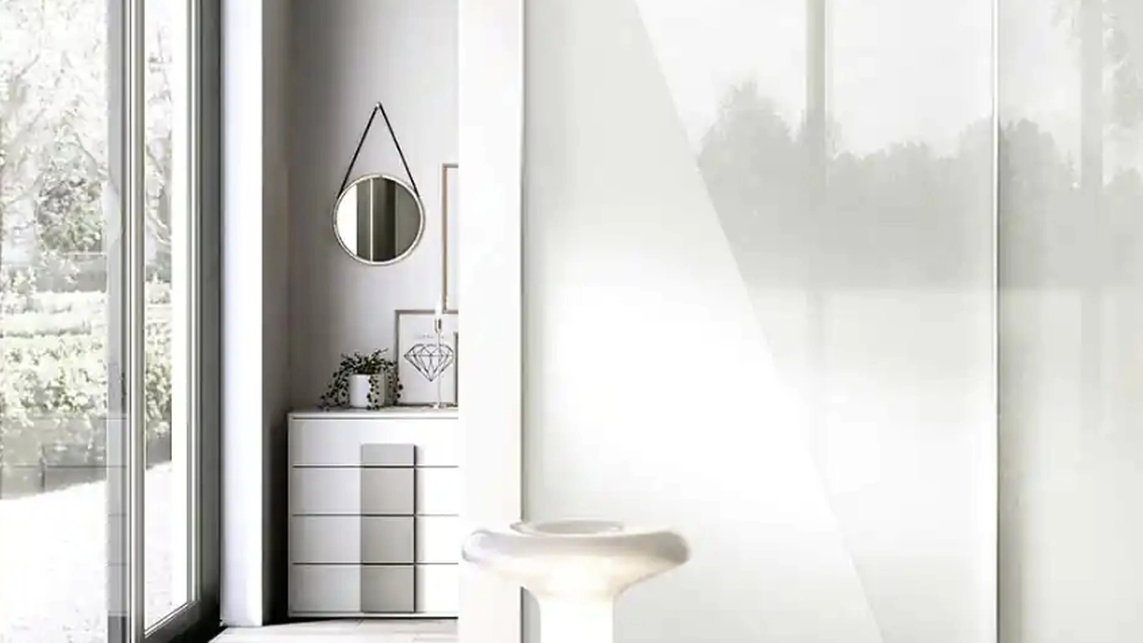 Sliding door wardrobe Garbino S185 by Moretti Compact Day Night