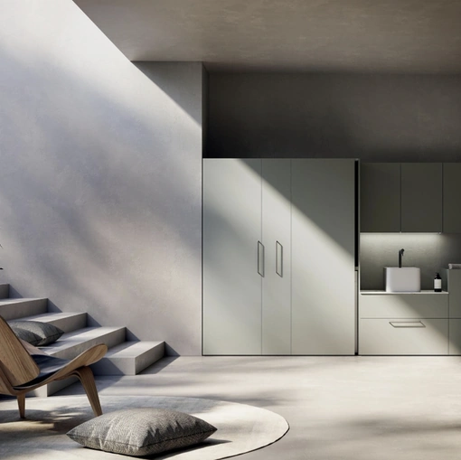 AB+ LD004 Bathroom Cabinet by Compab
