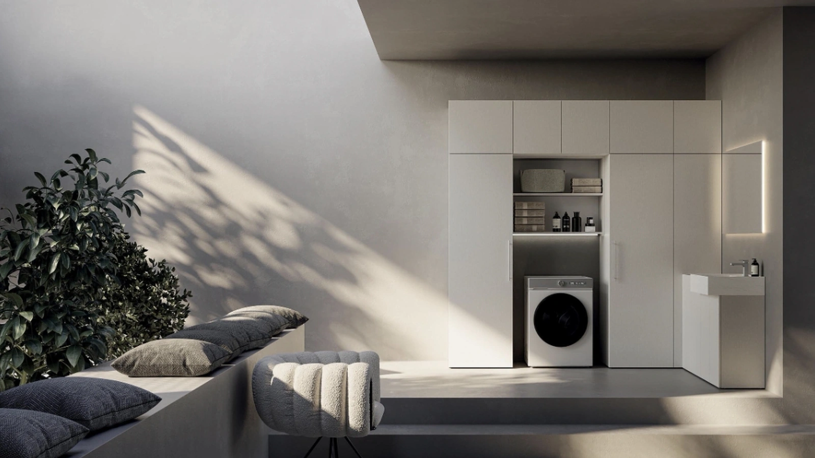 AB+ LD006 Bathroom Cabinet by Compab