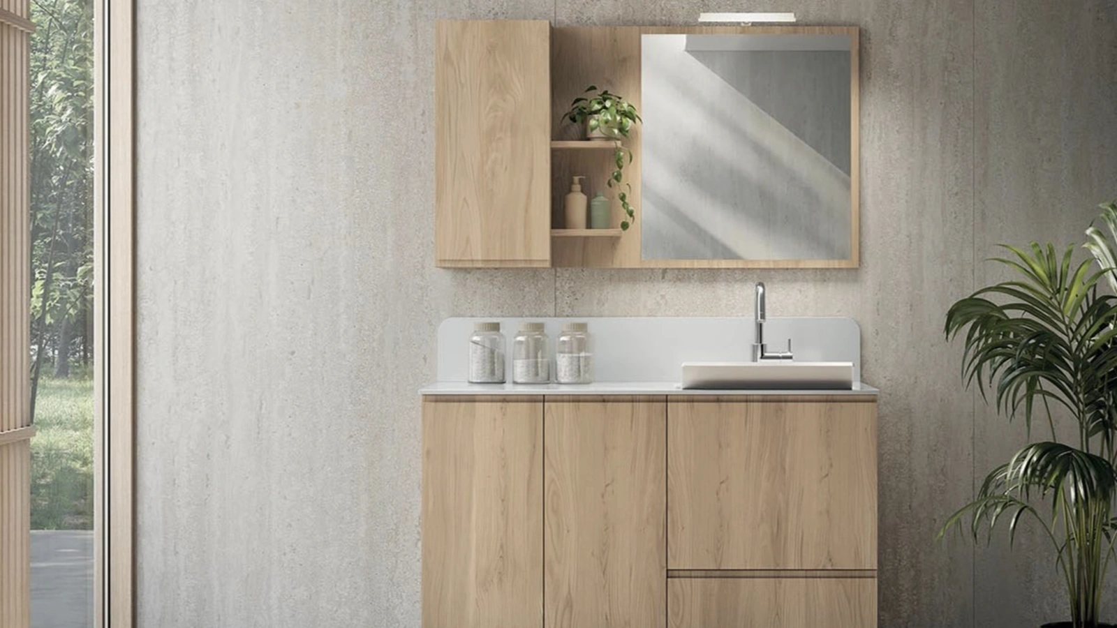 AB+ LG001 Bathroom Cabinet by Compab
