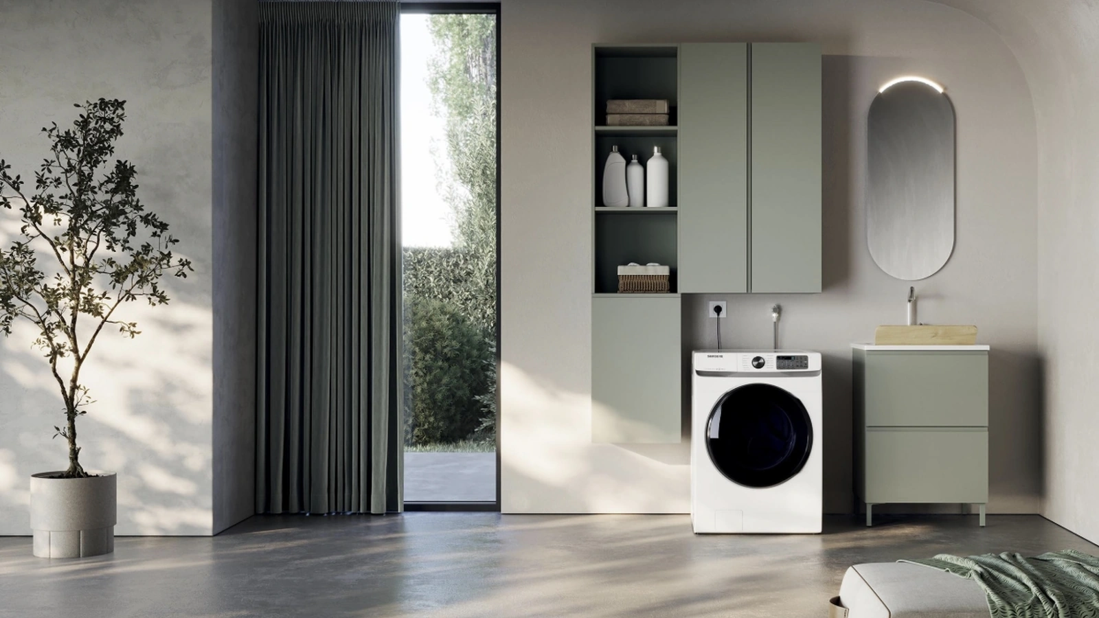 AB+ LG002 Bathroom Cabinet by Compab
