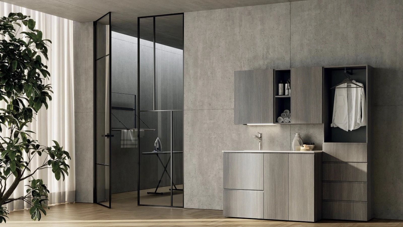AB+ LG003 Bathroom Cabinet by Compab