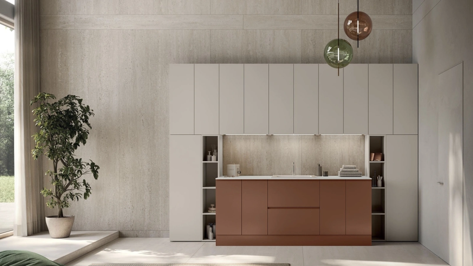 AB+ LG005 Bathroom Cabinet by Compab
