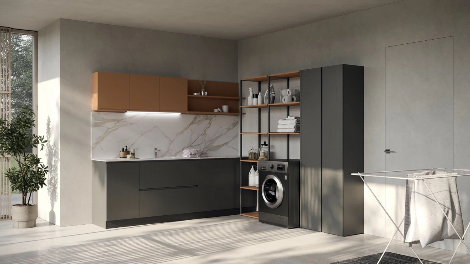 AB+ LG007 Bathroom Cabinet by Compab