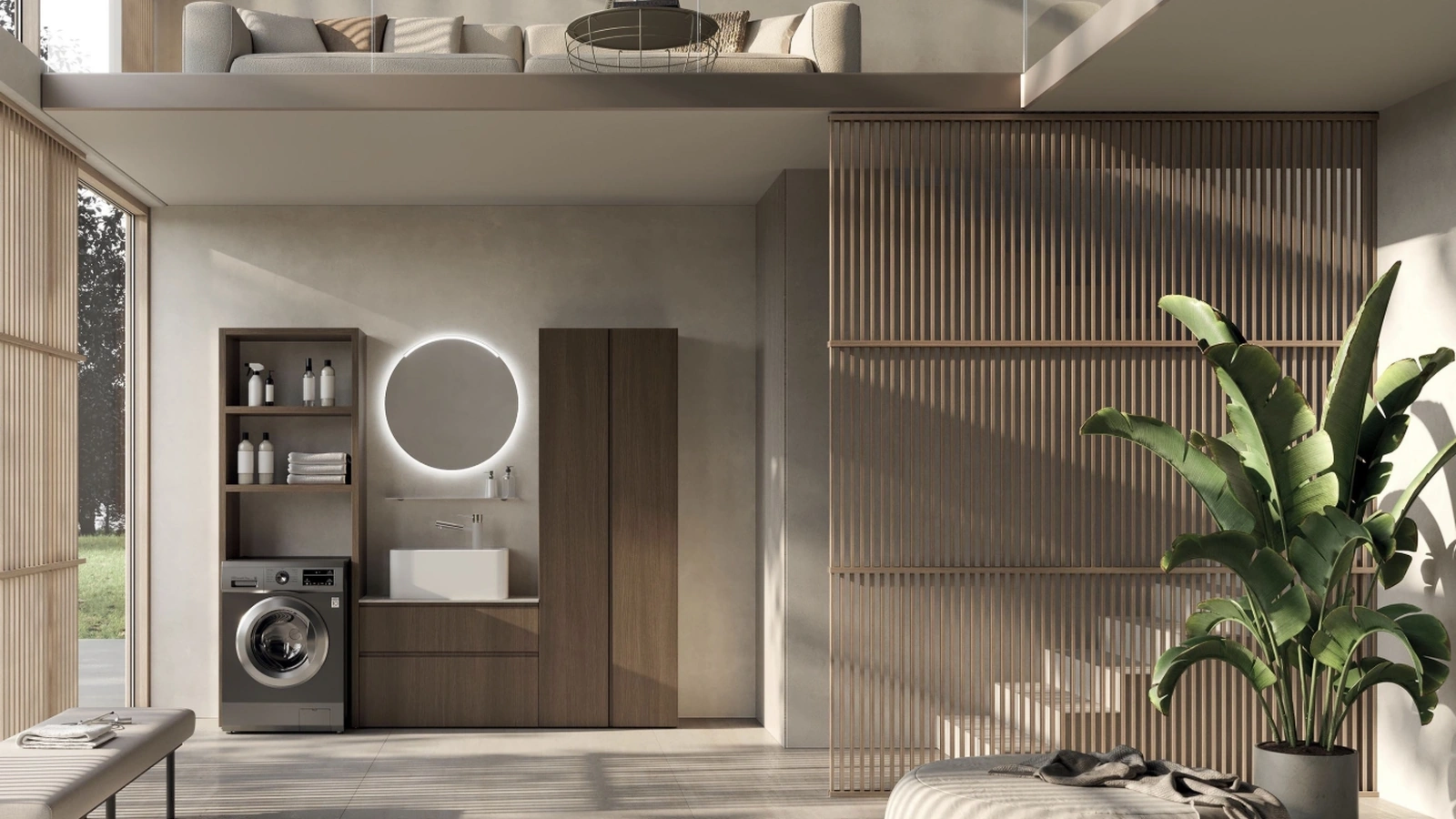 AB+ LG012 Bathroom Cabinet by Compab
