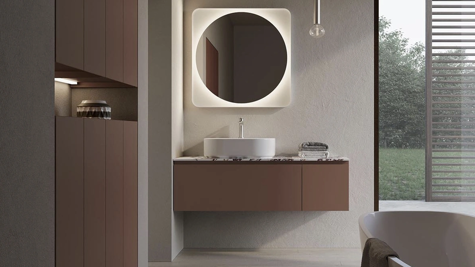 Suspended Bathroom Cabinet INK NK002 by Compab