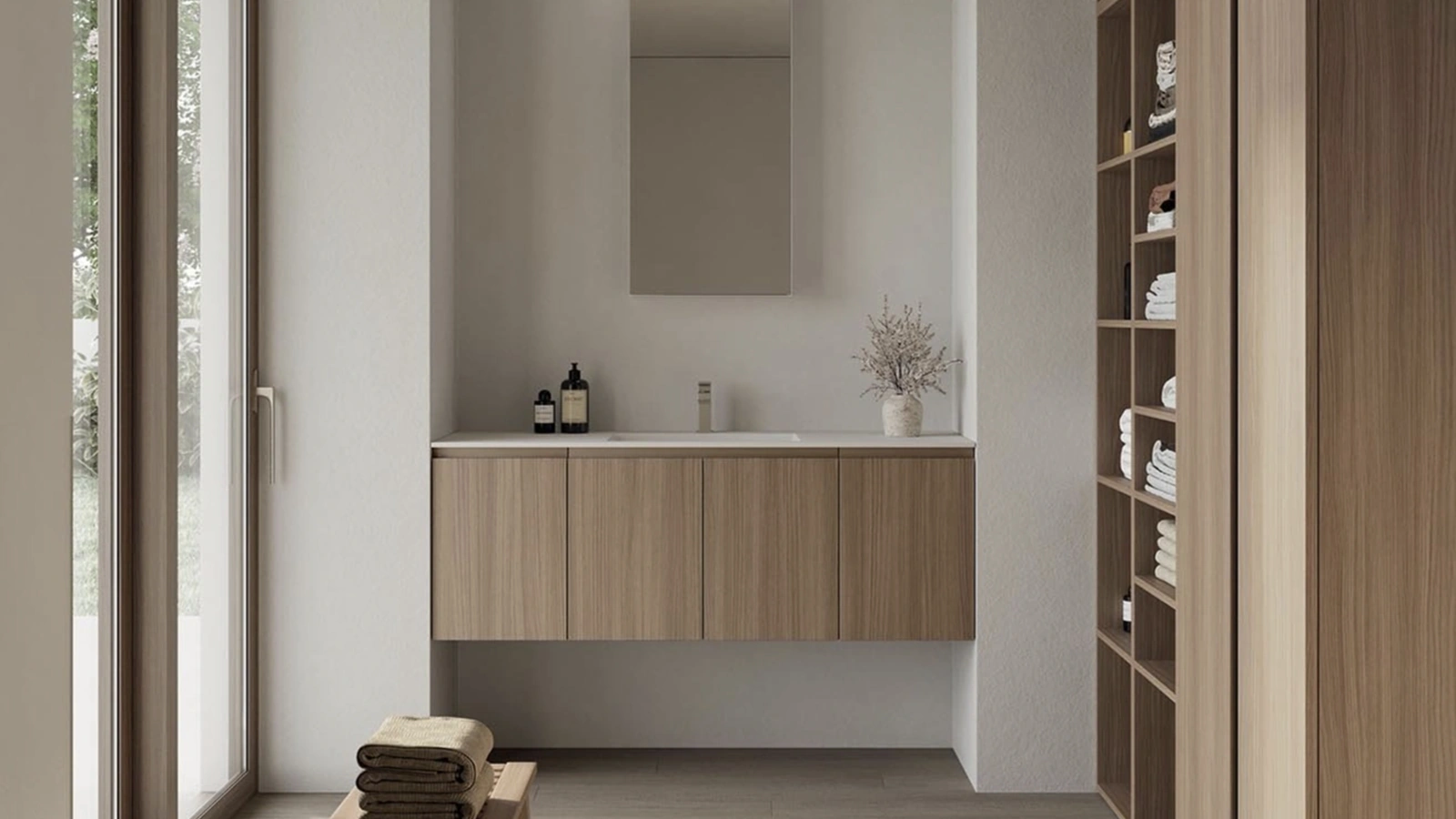 Suspended Bathroom Cabinet INK NK011 by Compab