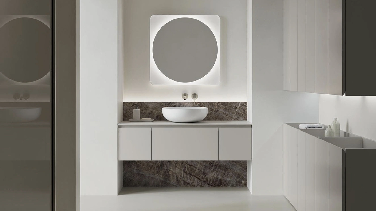 Suspended Bathroom Cabinet INK NK015 by Compab