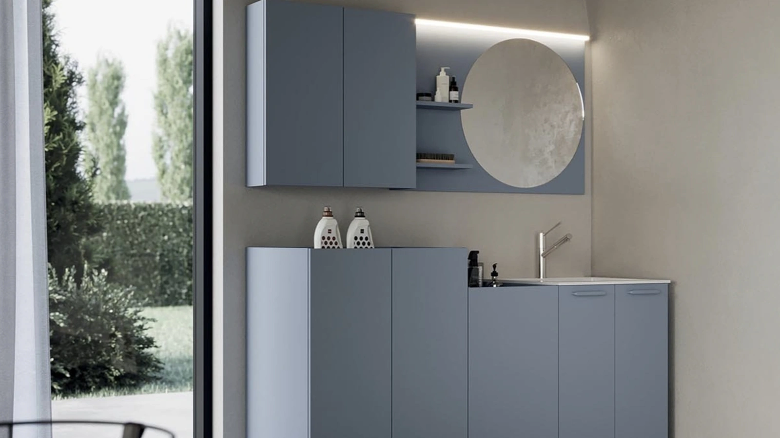 LAB+ LD002 Bathroom Cabinet by Compab