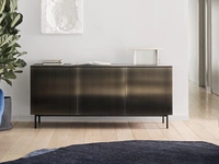 Vertical glass sideboard by Calligaris