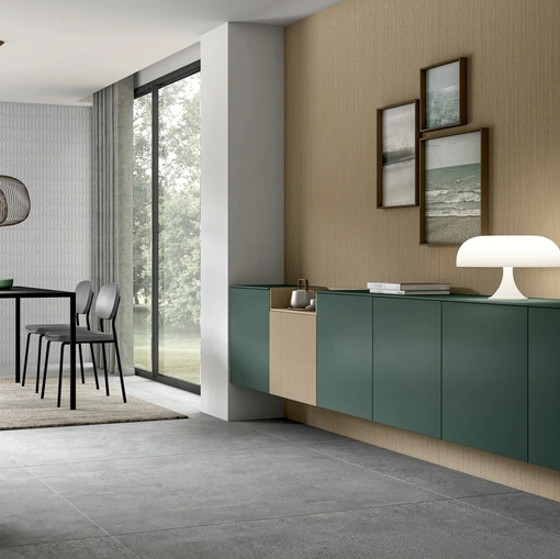 Living Glass suspended furniture by Arredo3