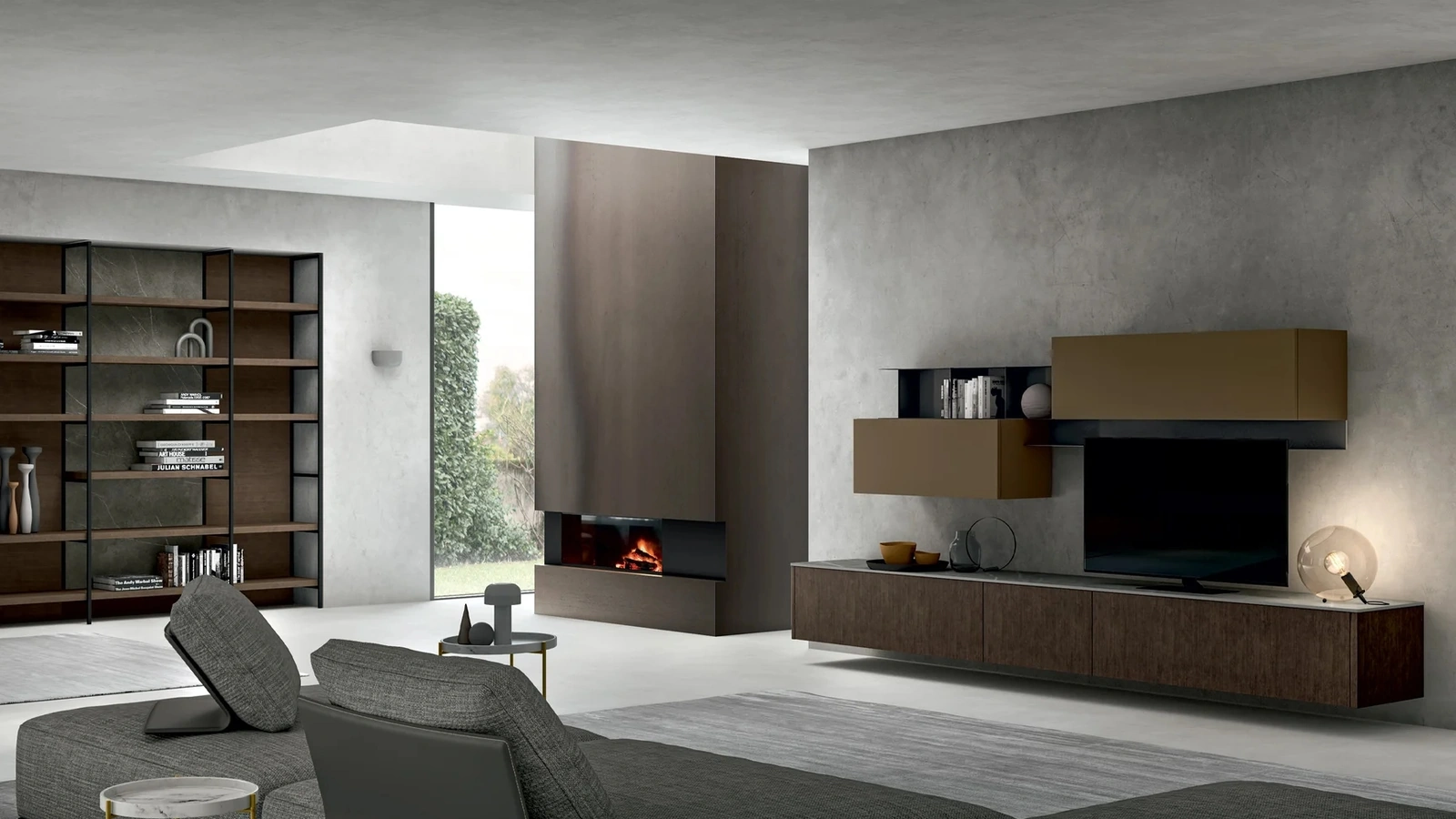 Asia Living Wall Unit by Arredo3