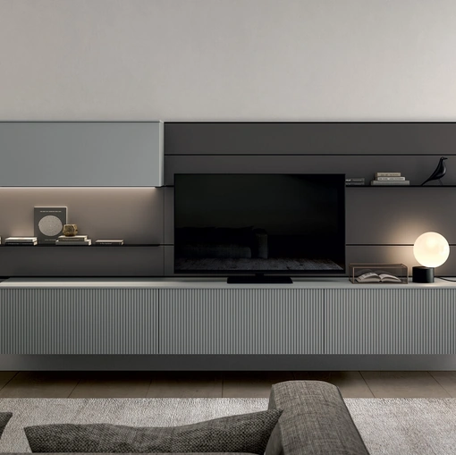 Living Time Wall Unit by Arredo3