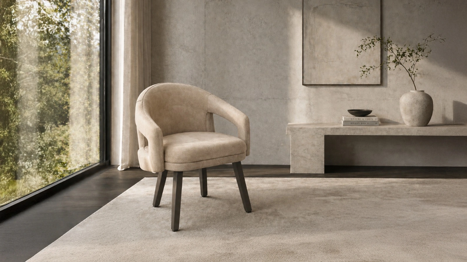 Fosca leather armchair by Pianca