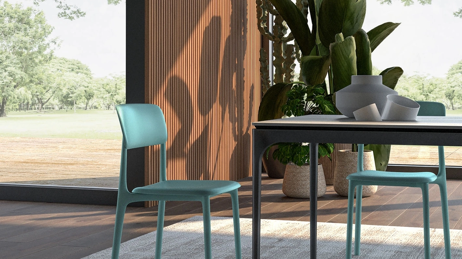 Quintaci polypropylene chair by Easyline