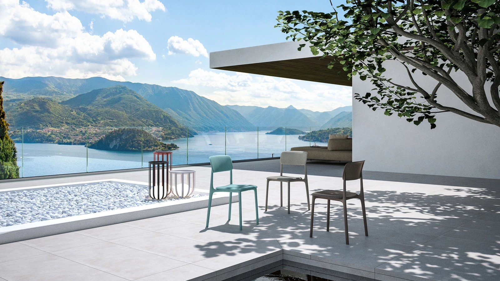 Quintaci polypropylene chair by Easyline
