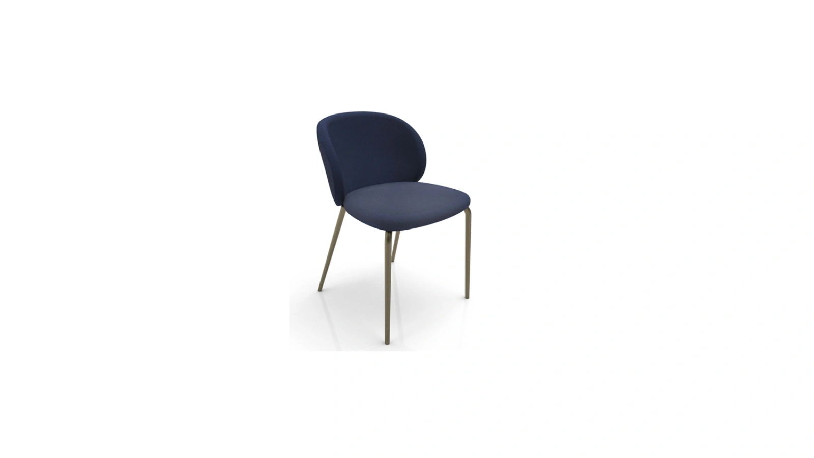 Mood fabric chair by Zamagna
