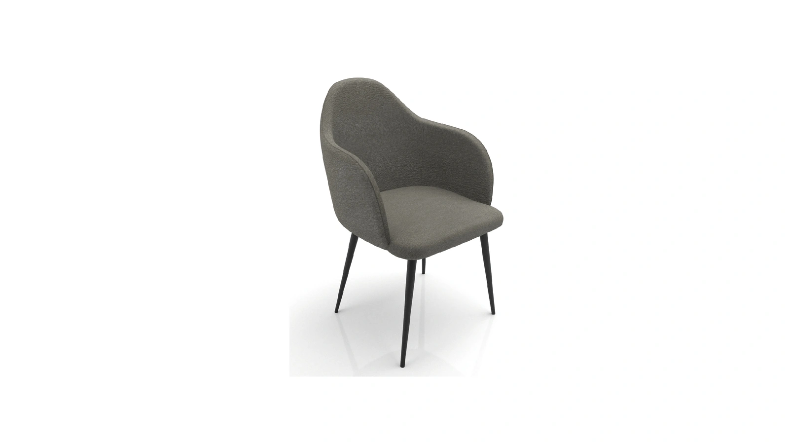 Virgo B fabric chair by Zamagna