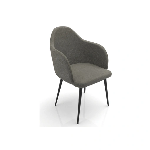 Virgo B fabric chair by Zamagna