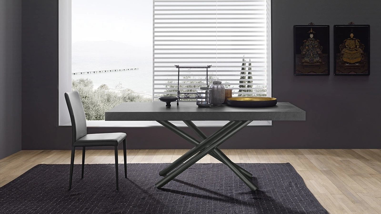 Fahrenheit extendable table with Altacom melamine top