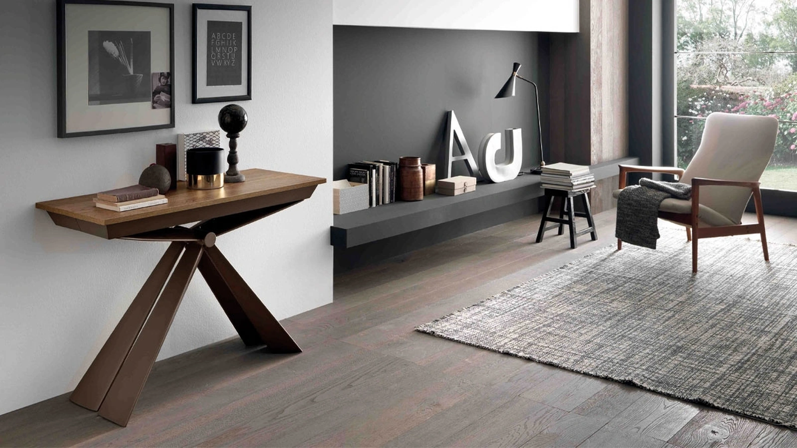 Genesi Extendable Console Table by Altacom