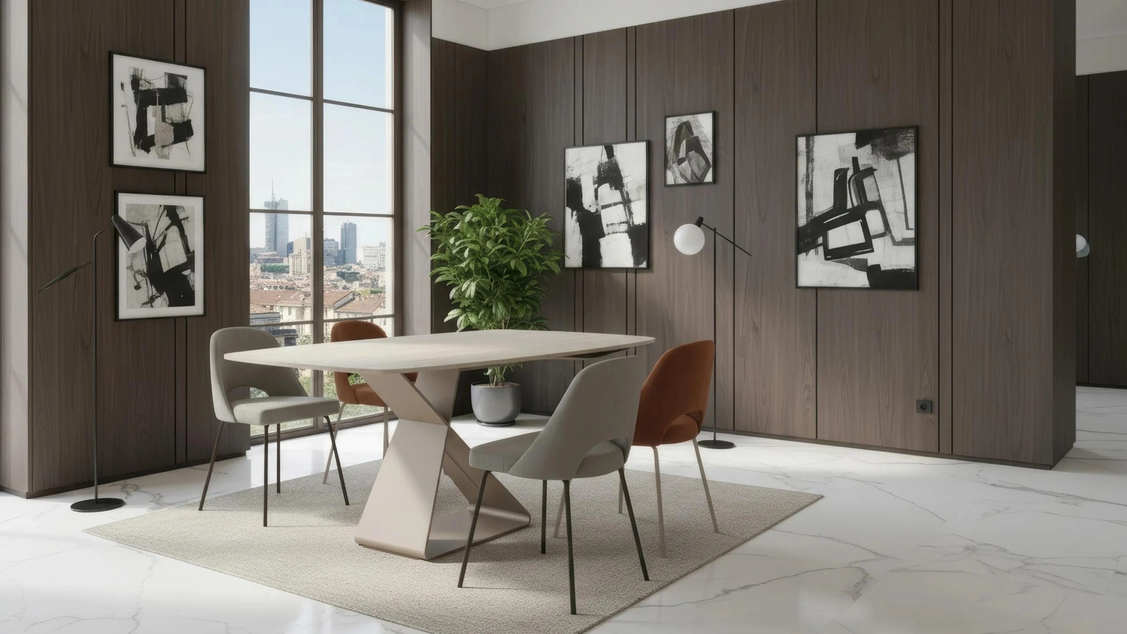 Clessy extendable table by Easyline