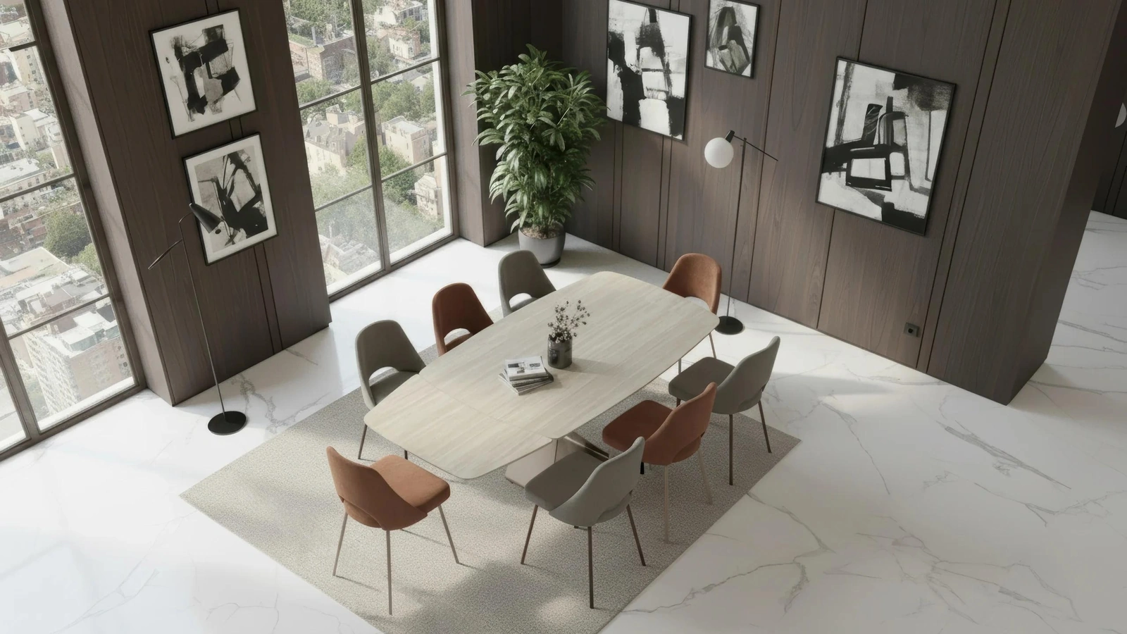 Clessy extendable table by Easyline