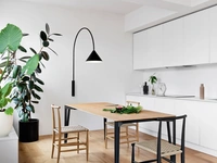 Extendable wooden table Decapo by Miniforms