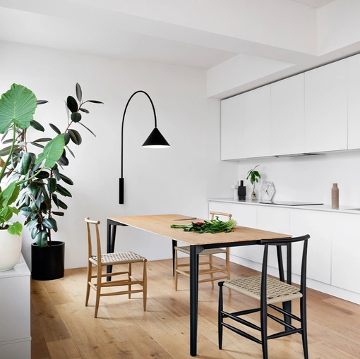 Extendable wooden table Decapo by Miniforms