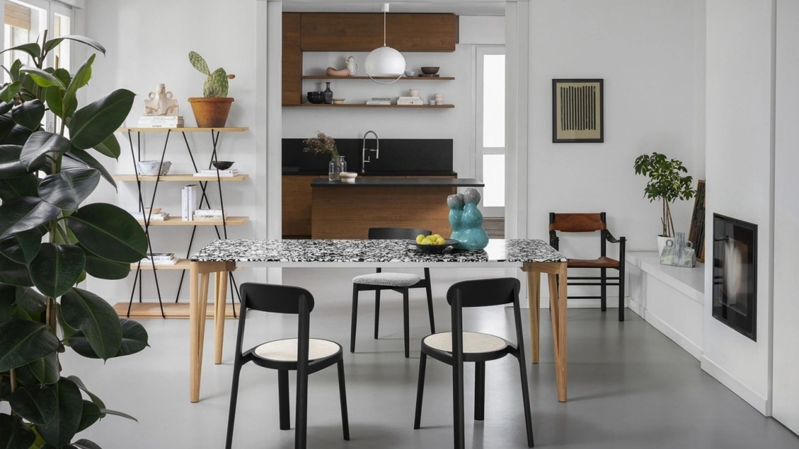 Decapo marble table by Miniforms