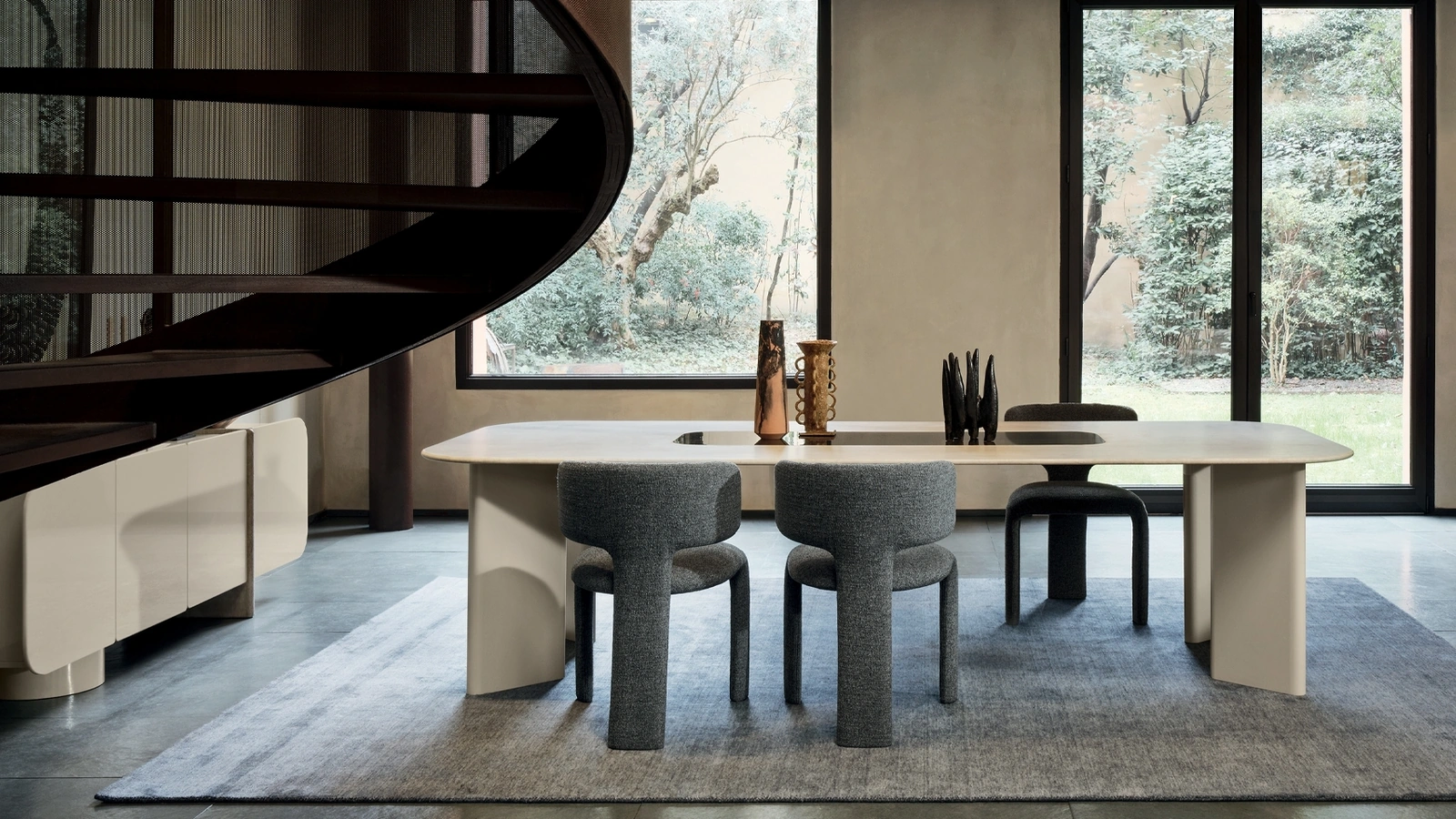 Cosmos Table in marble by Ditre Italia