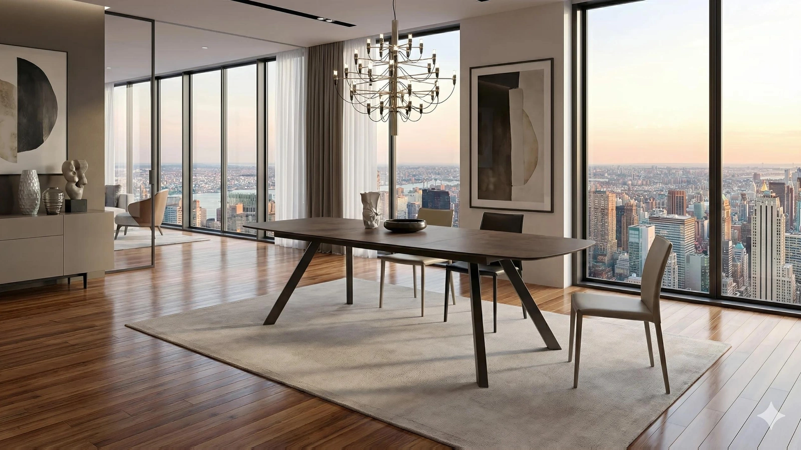 Sirio extendable table by Easyline