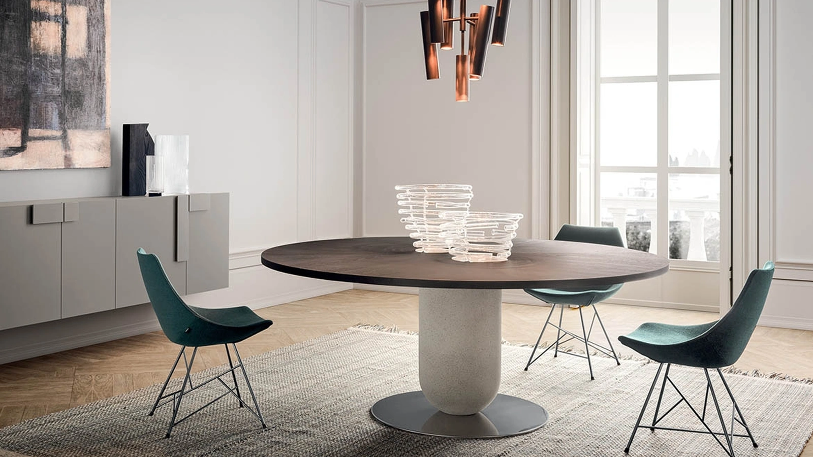Ettore Round Table by Pianca