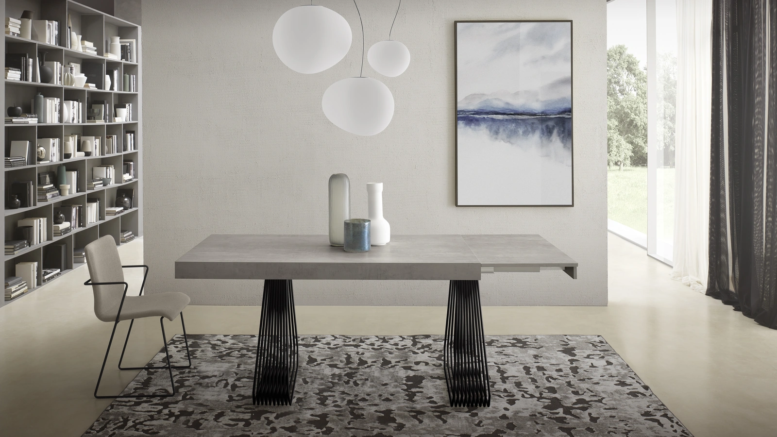 Gateway Table in melamine by Zamagna