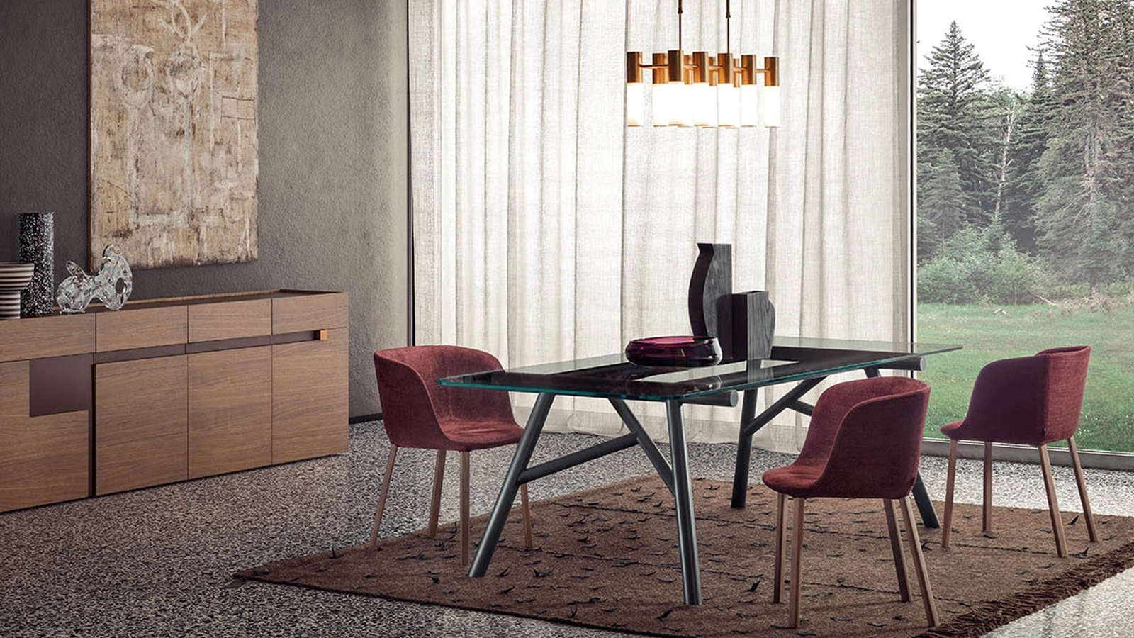 Maestro rectangular table by Pianca