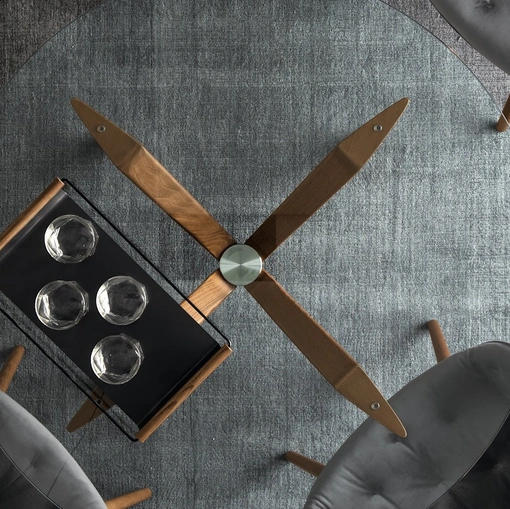 Calligaris Tokyo round glass table