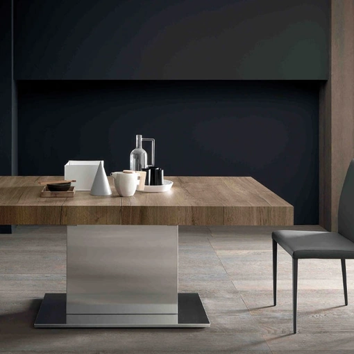 Tower Maxi extendable table in Altacom Oak laminate